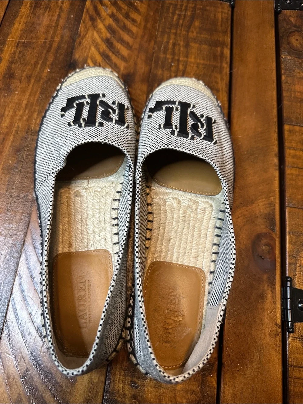 Lauren Ralph Lauren Cameryn III Canvas Espadrilles - Size 7.5